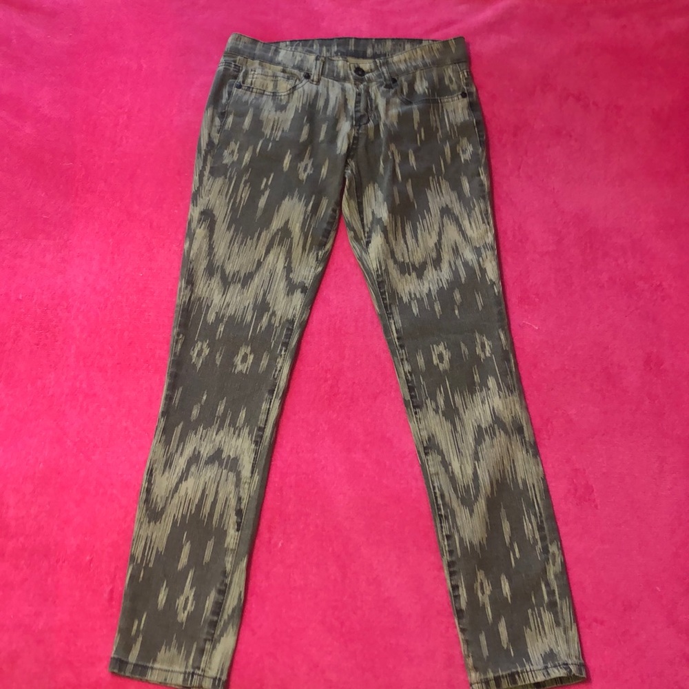 Patterned Jeans NWOT